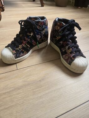 Adidas Superstar Up "Floral Twist" Women's Sneakers Size 5